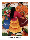 Drei Grazien (Ed. 195) Poster von Linda Carter Holman