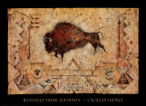 Buffalo Tribe Journey Poster por Cecilia Henle Buffalo Tribe Journey Poster por Cecilia Henle