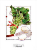Broccoli Print by H. King