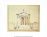 Temple at Ostia Prints by F. Lawrence