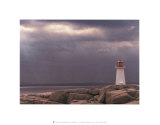 Leuchtturm, Nova Scotia Poster von Art Wolfe