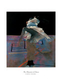 Bailarines en suelo violeta Pósters por Robert Heindel