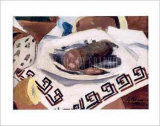 Sausage Affiche par Georges Braque
