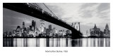 Vista de Manhattan, Nueva York Láminas
