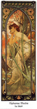 Wieczór (Evening) Reprodukcje autor Alphonse Mucha