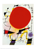 The Red Sun Prints by Joan Miró