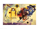 Rojo, amarillo y azul, ca.1925 Láminas por Wassily Kandinsky