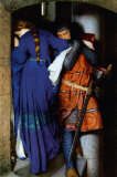 Meeting on the Turret Stairs Bilder av Frederick William Burton Meeting on the Turret Stairs Bilder av Frederick William Burton