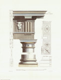 Columns, Classical Orders Poster van Sir William Chambers