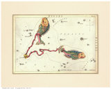 Zodiac Symbols: Pisces Affiches par Sidney Hall