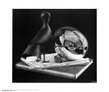 Still Life with Reflecting Sphere Posters by M. C. Escher
