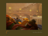 Una noche en el Pont Neuf Láminas por Claude Theberge