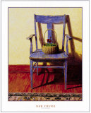 Blue Chair Prints by Ned Young