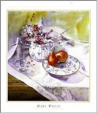 Pears and Pussy Willows Poster by Mary Whyte