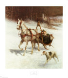 Bridal Sleigh Posters by Jan Van Chelminski