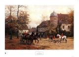 Arriving for the Hunt Posters by Georg Karl Koch