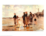 Oyster Gatherers of Cancale, 1878 Prints by John Singer Sargent