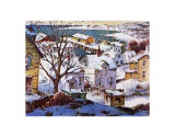 Port en hiver Posters par Henry Gasser