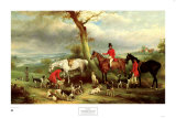 Thomas Wilkinson with the Hurworth Print by John E. Ferneley