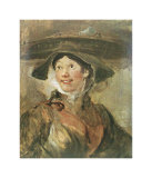 La vendedora de gambas Láminas por William Hogarth