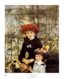 A la terrasse, 1881 Posters par Pierre-Auguste Renoir