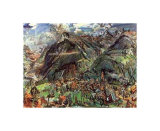 Paisaje de Montana Lámina por Oskar Kokoschka Paisaje de Montana Lámina por Oskar Kokoschka