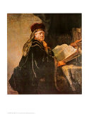 Rabbi Prints by Rembrandt van Rijn 