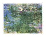 Nymphéas, 1918 Affiches par Claude Monet