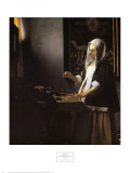 Woman Holding a Balance, c.1664 Posters by Jan Vermeer