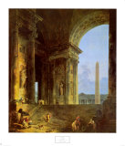 The Obelisk, 1787 Posters by Hubert Robert