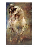 Soldat zu Pferd Kunstdrucke von Sir Anthony Van Dyck