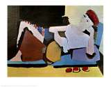 La mujer de la pandereta Láminas por Pablo Picasso La mujer de la pandereta Láminas por Pablo Picasso