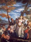The Finding of Moses, c.1570-75 Posters par Paolo Veronese