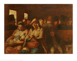 Third Class Carriage Prints by Honore Daumier