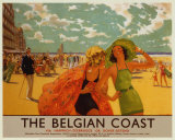 Côte belge Affiches par Eric Michaels