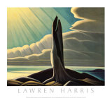 North Shore, Lake Superior Print by Lawren S. Harris