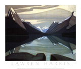 Lac Maligne, parc Jasper Poster par Lawren S. Harris