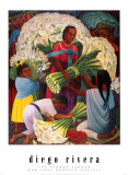 The Flower Vendor Prints by Diego Rivera