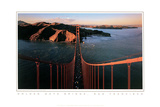 Pont du Golden Gate Affiche par Bob David