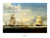 Port de Boston, 1853 Affiches par Fitz Hugh Lane