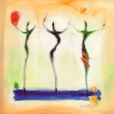 Dancers I Posters par Alfred Gockel