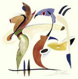 Fishing in the Abstract Prints by Alfred Gockel