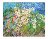 Blossoming Chestnut Branches, c.1890 Poster by Vincent van Gogh