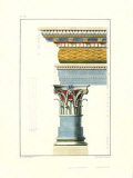 Column and Cornice II Posters av Giovanni Battista Borra