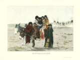Crow Indian Children Art by Provine 