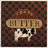 Fresh Butter Checkers Prints by Susan Clickner