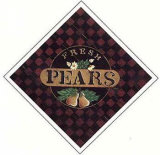 Fresh Pears Checkerboard Posters by Susan Clickner Fresh Pears Checkerboard Posters by Susan Clickner