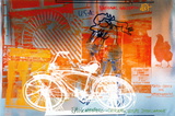 Bicicleta, Galería nacional Láminas por Robert Rauschenberg