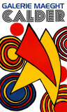 Triangles Et Spirales 1973 Stampe di Alexander Calder