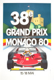 Monaco Grand Prix, 1980 Collectable Print